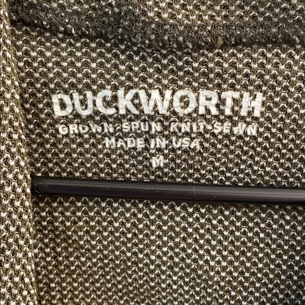 Duckworth Olive Hooded Sweatshirt M - Picture 4 of 7